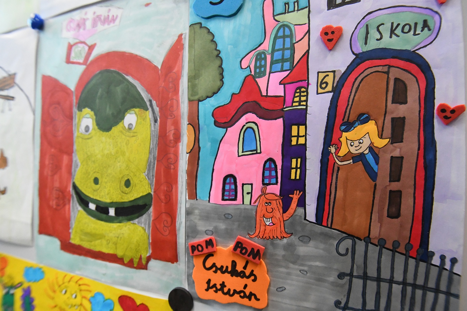 Gyermekrajzok Csukás István mesefiguráinak ihletésével